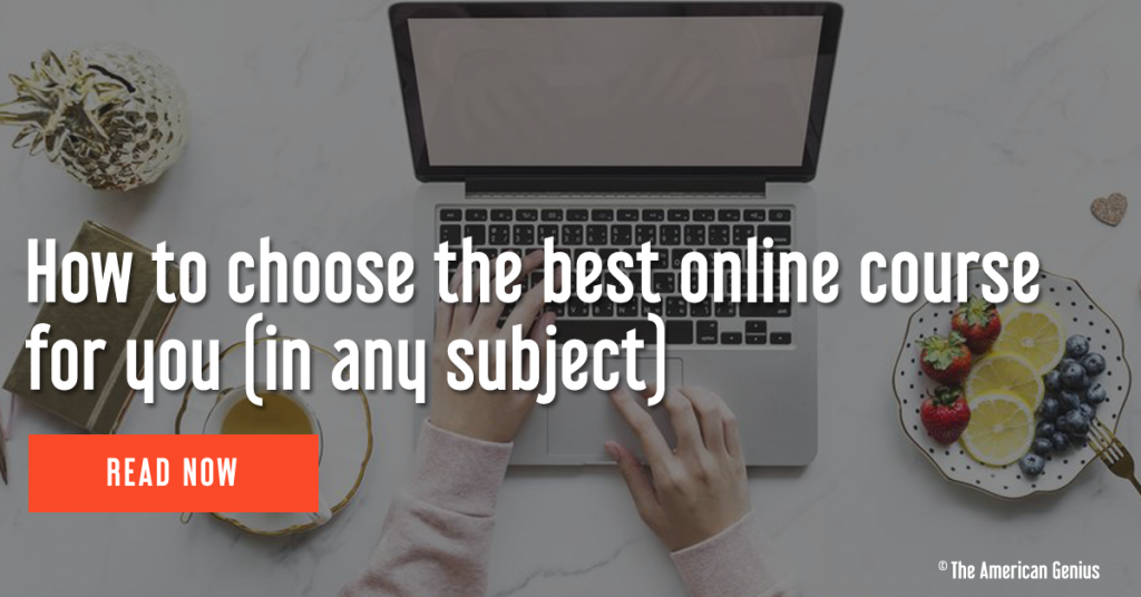how to choose the best online course