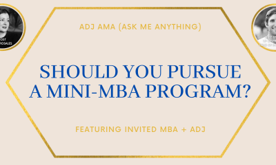 ADJ AMA on mini-MBA programs
