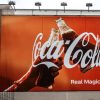 coke billboard representing visual marketing