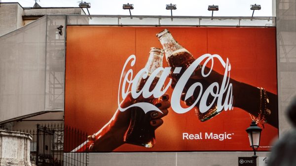 coke billboard representing a memorable brand