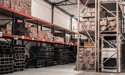 Warehouse storage space with