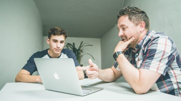 Man who is mentor to younger man
