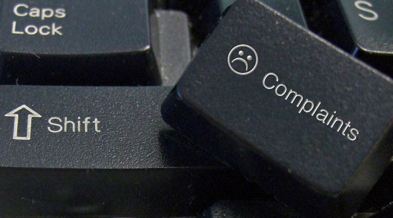 complaints button