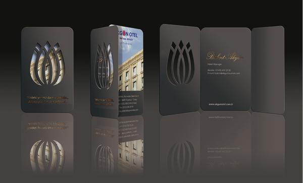 trifold business cards