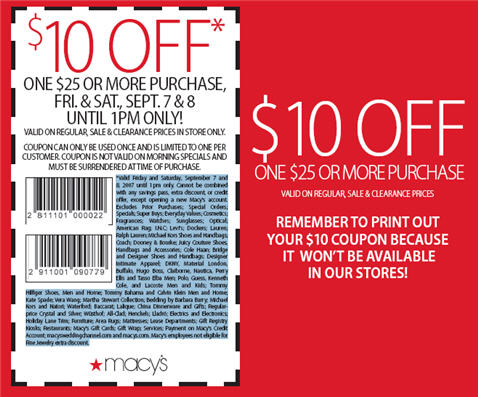 macy's coupon