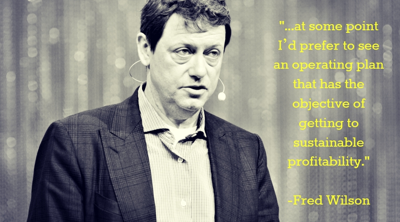 fred wilson startup advice
