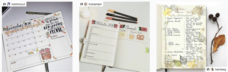 bullet journal instagram 