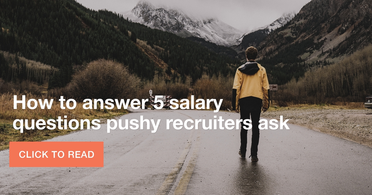 how to answer salary questions