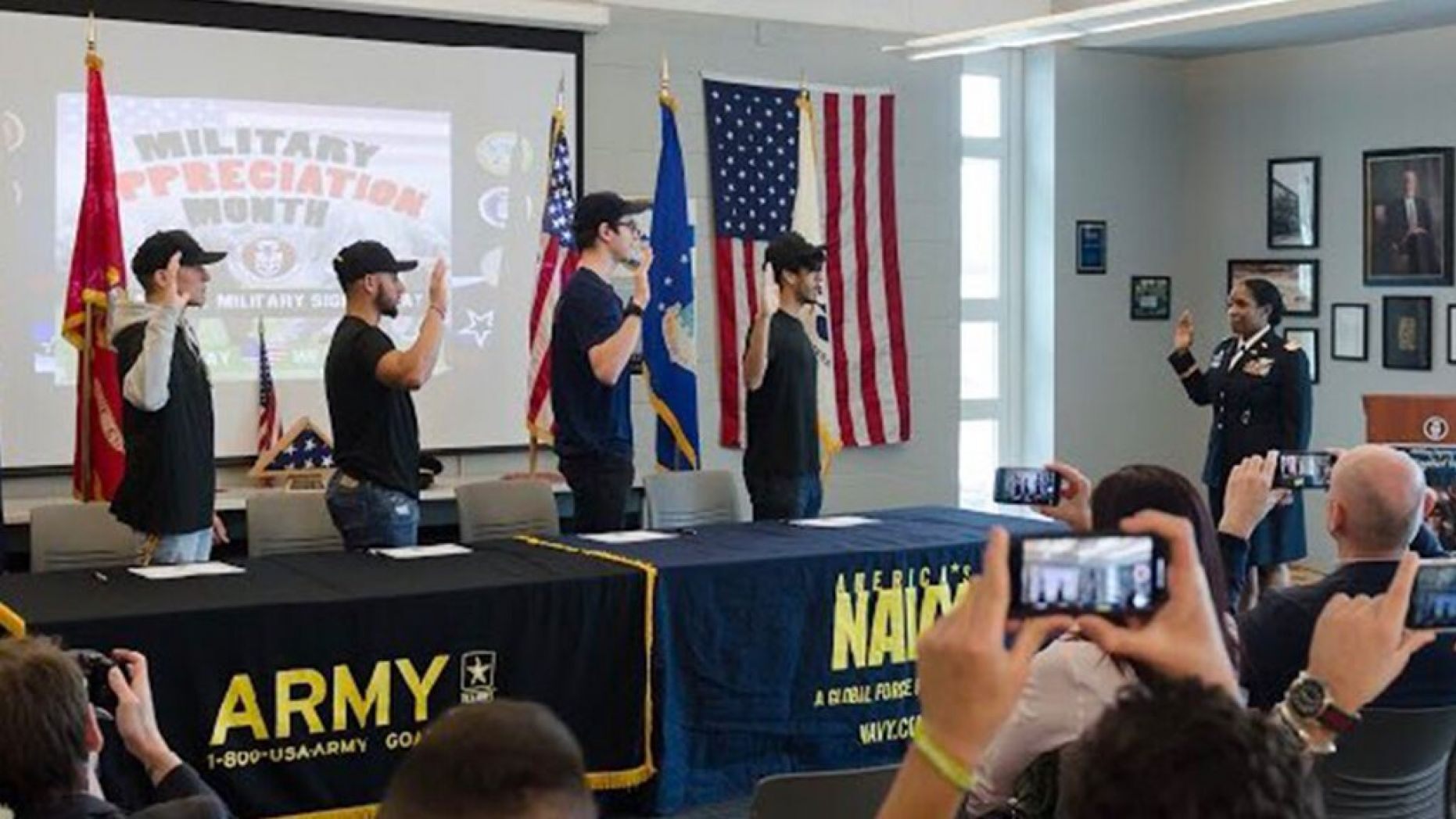 military signing day