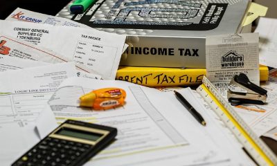 IRS Tax paperwork representing preparing for taxes