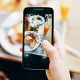 Phone taking picture of food shows potential of AR
