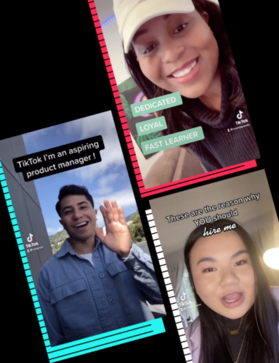 social media, like tiktok, is being used for hiring. here are some examples of tiktok resumes.