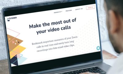 Listener for Zoom tool landing page on laptop.