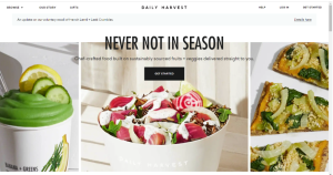 Daily Harvest Main Page