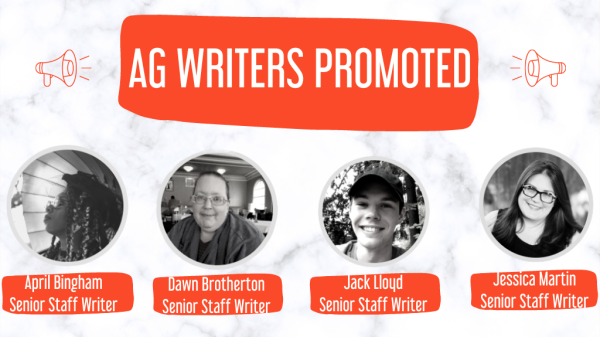 AG Staff Writers promoted
