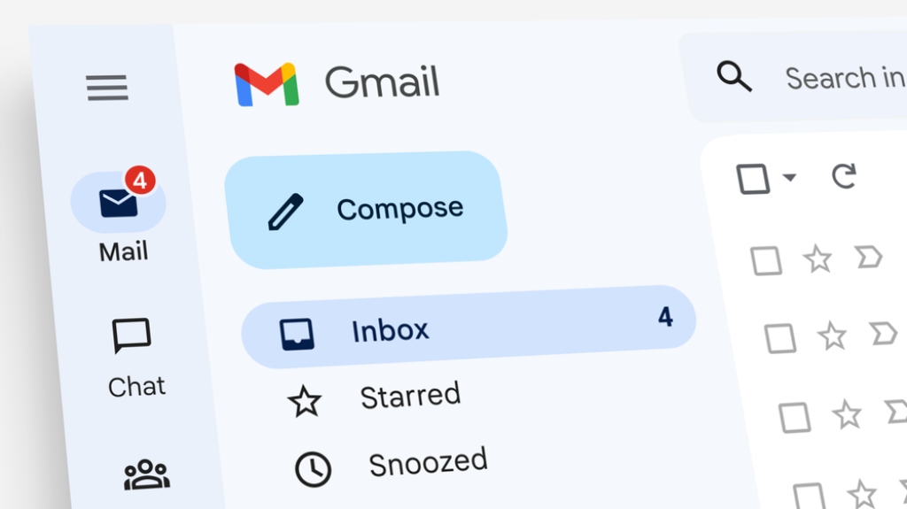 gmail new material you