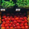veggies in grocery store representing kroger